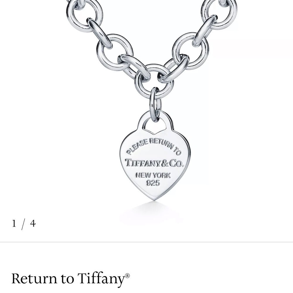 Tiffany & Co. Sterling Silver Return to Tiffany Heart Necklace